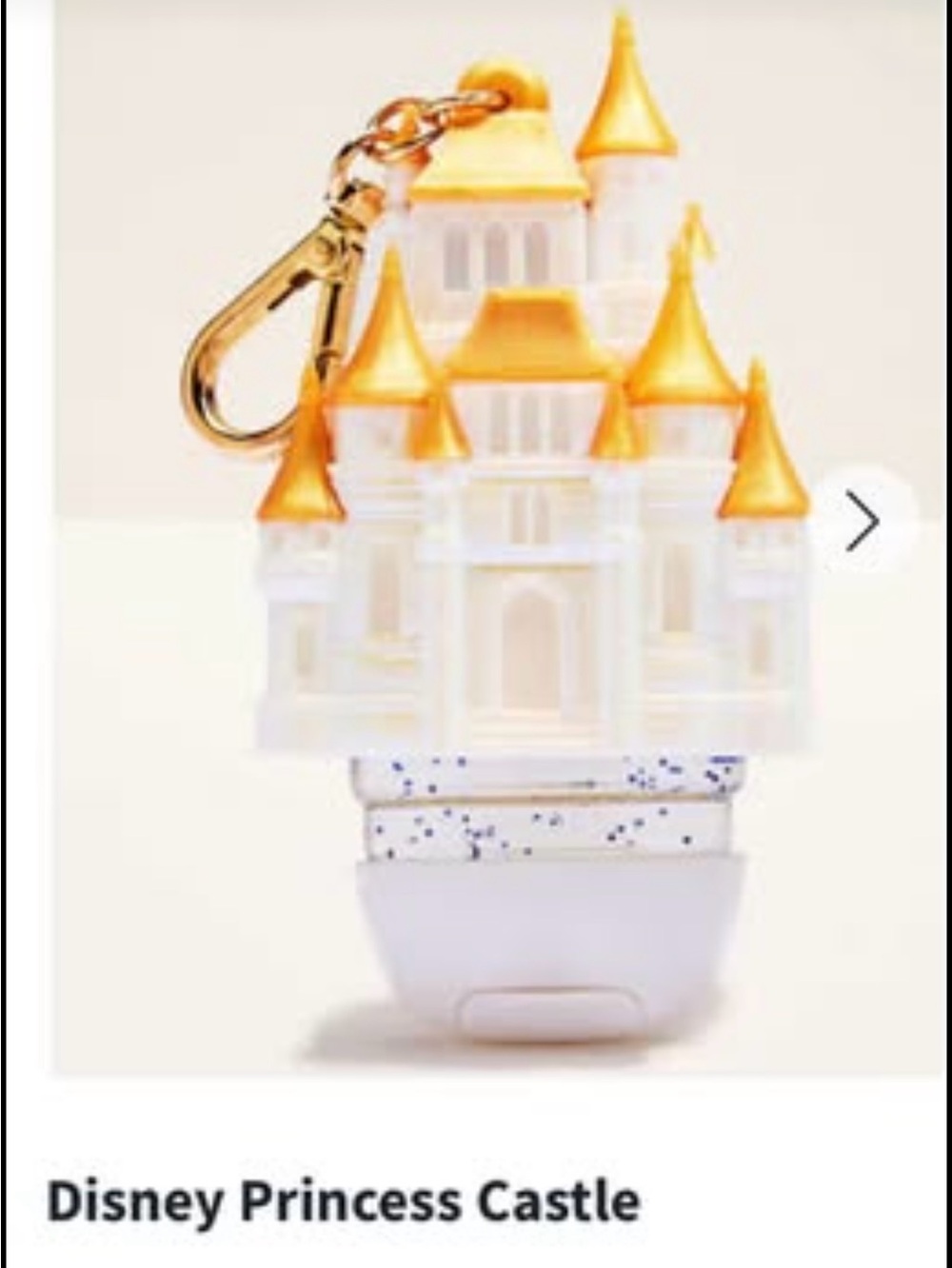 Bath & Body Works Disney Princess Castle Pocketbac Holder NWT